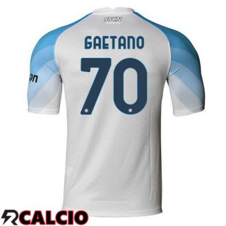 Prima Maglia SSC Napoli (Gaetano 70) Bianco 2022/2023  Prima Maglia SSC Napoli (Gaetano 70) Bianco 2022/2023