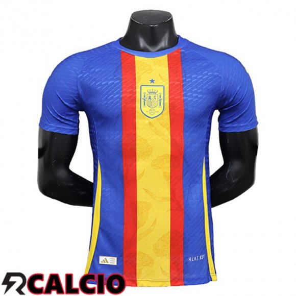 Maglia Spagna Edizione Speciale Blu/Giallo 2024/2025  Maglia Spagna Edizione Speciale Blu/Giallo 2024/2025