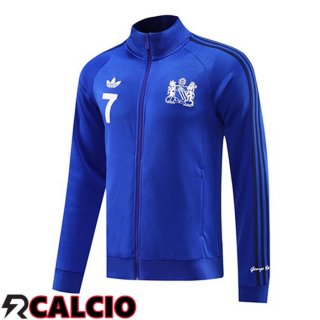Giacca Calcio Manchester United Blu 2024/2025  Giacca Calcio Manchester United Blu 2024/2025