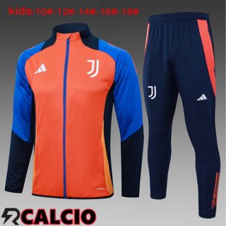 Insieme Tuta Calcio - Giacca Juventus Bambino Arancia 2024/2025