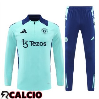 Insieme Tuta Calcio Manchester United Blu 2024/2025