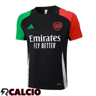 T Shirt Allenamento Arsenal Nero Rosso Verde 2024/2025