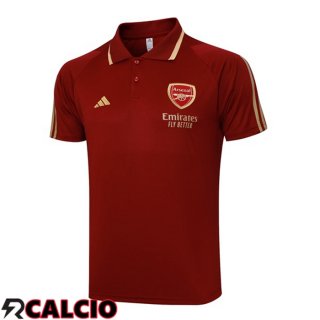 Maglia Polo Arsenal Rosso 2023/2024  Maglia Polo Arsenal Rosso 2023/2024