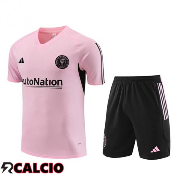 T Shirt Allenamento Inter Miami CF + Pantaloncini Rosa 2023/2024