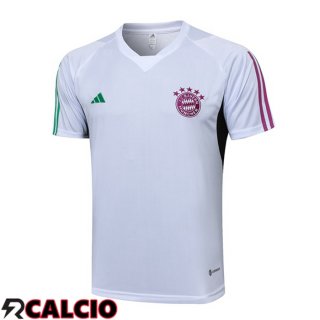 T Shirt Allenamento Bayern Monaco Bianco 2023/2024