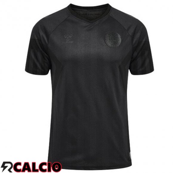 Terza Maglie Calcio Danimarca Nero Coppa Del Mondo 2022