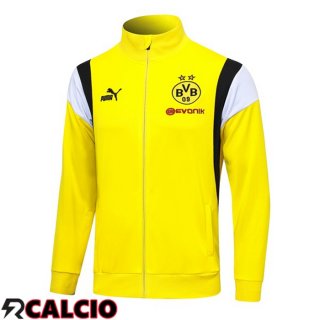 Giacca Calcio Dortmund BVB Giallo 2023/2024  Giacca Calcio Dortmund BVB Giallo 2023/2024