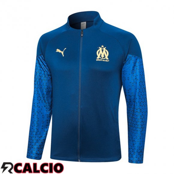 Giacca Calcio Marsiglia OM Blu 2023/2024  Giacca Calcio Marsiglia OM Blu 2023/2024