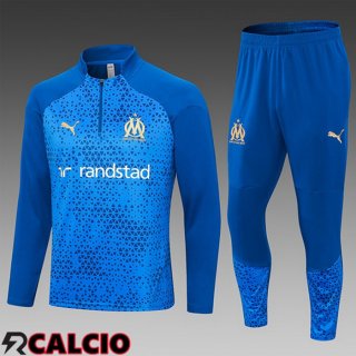 Insieme Tuta Calcio Marsiglia OM Bambino Blu 2023/2024