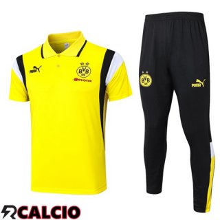 Kit Maglia Polo Dortmund BVB + Pantaloni Giallo 2023/2024