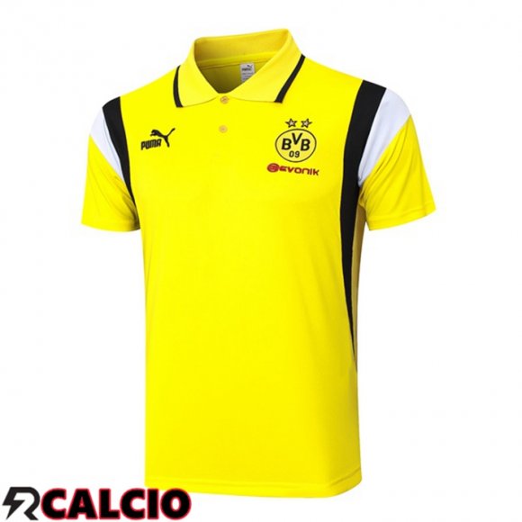 Maglia Polo Dortmund BVB Giallo 2023/2024  Maglia Polo Dortmund BVB Giallo 2023/2024