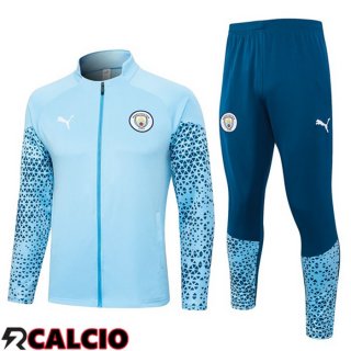 Insieme Tuta Calcio - Giacca Manchester City Blu 2023/2024