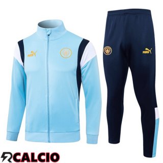 Insieme Tuta Calcio - Giacca Manchester City Blu 2023/2024