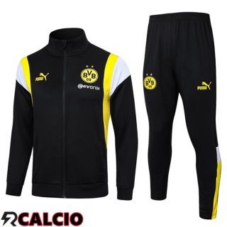 Insieme Tuta Calcio - Giacca Dortmund BVB Nero 2023/2024