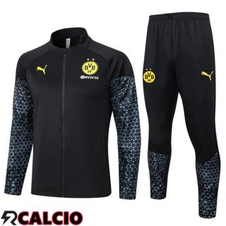 Insieme Tuta Calcio - Giacca Dortmund BVB Nero 2023/2024