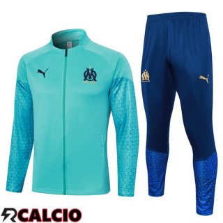 Insieme Tuta Calcio - Giacca Marsiglia OM Blu 2023/2024