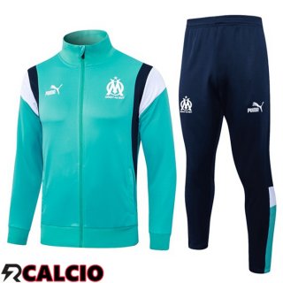 Insieme Tuta Calcio - Giacca Marsiglia OM Blu 2023/2024