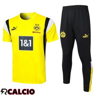 T Shirt Allenamento Dortmund BVB + Pantaloni Giallo 2023/2024