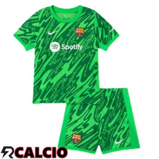 Maglia FC Barcellona Bambino Portiere Spotify Verde 2024/2025