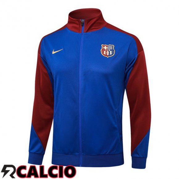Giacca Calcio FC Barcellona Blu 2024/2025  Giacca Calcio FC Barcellona Blu 2024/2025