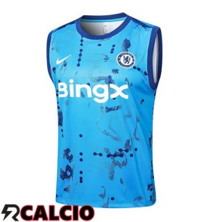 Canotta Allenamento FC Chelsea Blu 2024/2025  Canotta Allenamento FC Chelsea Blu 2024/2025