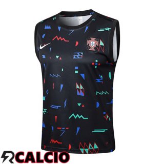 Canotta Allenamento Portogallo Nero 2024/2025  Canotta Allenamento Portogallo Nero 2024/2025