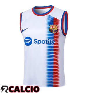 Canotta Allenamento FC Barcellona Bianco 2024/2025