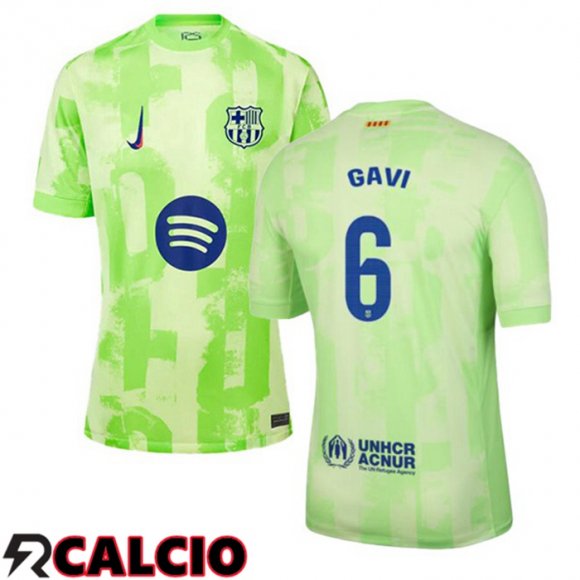 Terza Maglia FC Barcellona (GAVI 6) Verde 2024/2025
