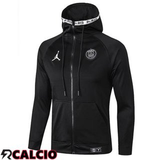 Giacca Con Cappuccio JORDAN Paris PSG Nero 2022/2023  Giacca Con Cappuccio JORDAN Paris PSG Nero 2022/2023