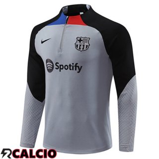 Felpa Allenamento FC Barcellona Grigio 2022/2023  Felpa Allenamento FC Barcellona Grigio 2022/2023