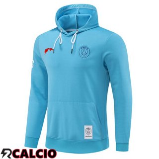 Felpa Cappuccio Paris PSG Blu 2022/2023  Felpa Cappuccio Paris PSG Blu 2022/2023