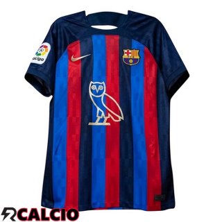 Prima Maglie Calcio FC Barcellona Drake Sponsor 2022/2023