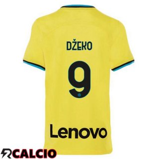 Terza Maglie Calcio Inter Milan (DŽEKO 9) 2022/2023