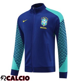 Giacca Calcio Brasile Blu 2023/2024  Giacca Calcio Brasile Blu 2023/2024