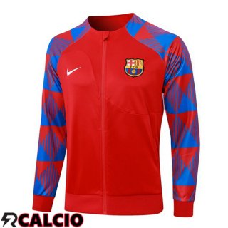 Giacca Calcio FC Barcellona Rosso Blu 2023/2024  Giacca Calcio FC Barcellona Rosso Blu 2023/2024