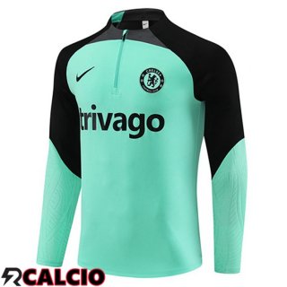 Felpa Allenamento FC Chelsea Verde 2023/2024  Felpa Allenamento FC Chelsea Verde 2023/2024