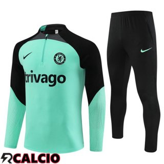 Insieme Tuta Calcio FC Chelsea Verde 2023/2024