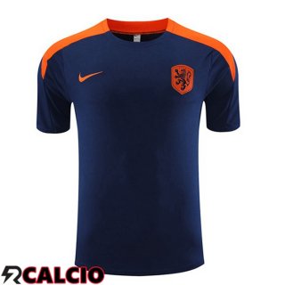 T Shirt Allenamento Paesi Bassi Blu Reale 2023/2024