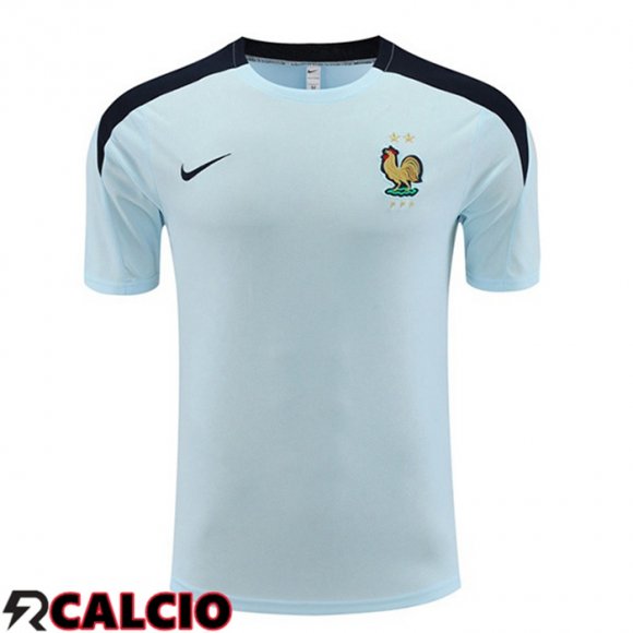 T Shirt Allenamento Francia Blu 2023/2024  T Shirt Allenamento Francia Blu 2023/2024