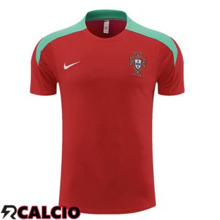 T Shirt Allenamento Portogallo Rosso 2023/2024  T Shirt Allenamento Portogallo Rosso 2023/2024