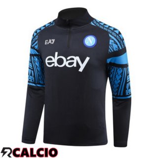 Felpa Allenamento SSC Napoli Blu Reale 2023/2024  Felpa Allenamento SSC Napoli Blu Reale 2023/2024