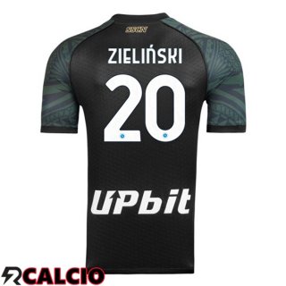 Terza Maglia SSC Napoli (Piotr Zielinski 20) Nero 2023/2024