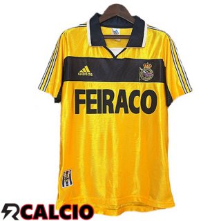 Terza Maglia Deportivo de La Coruna Retro Giallo 1999-2000