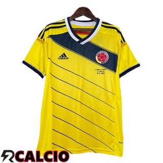 Prima Maglia Colombia Retro Giallo 2014