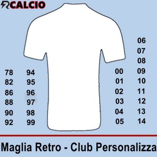 Maglie Calcio Club Retro Personalizza