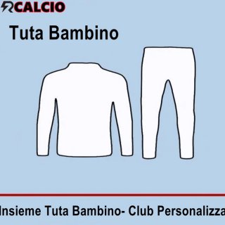 Insieme Tuta Calcio Bambino Club Personalizza