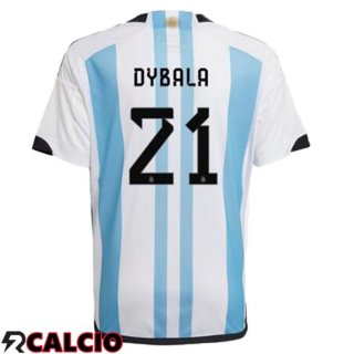 Maglie Calcio Argentina (DYBALA 21) Prima Blu Bianco 2022/2023  Maglie Calcio Argentina (DYBALA 21) Prima Blu Bianco 2022/2023