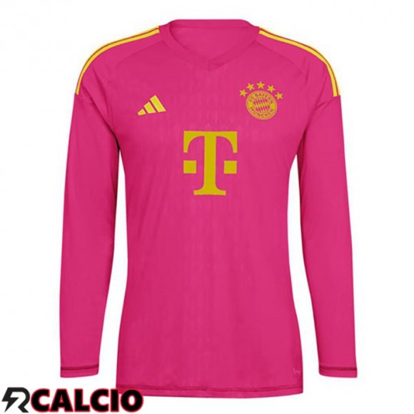 Maglia Bayern Monaco Portiere Manica Lunga Rosa 2023/2024