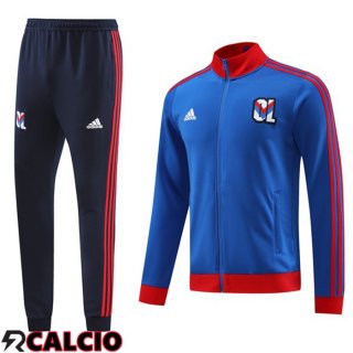 Insieme Tuta Calcio - Giacca Lione OL Blu 2023/2024