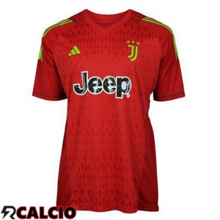 Prima Maglia Juventus Portiere Rosso 2023/2024  Prima Maglia Juventus Portiere Rosso 2023/2024